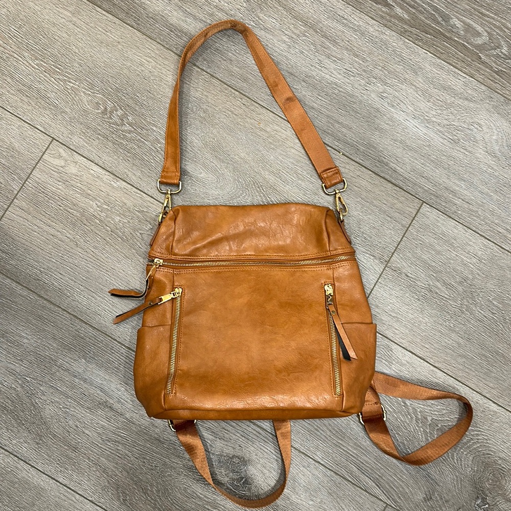 Pleather Backpack - image 1